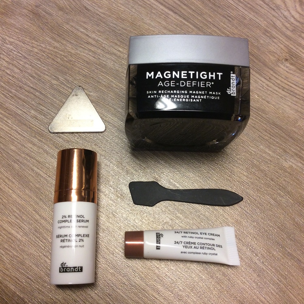 Dr. Brandt face set. Magnet mask, eye & retinol
